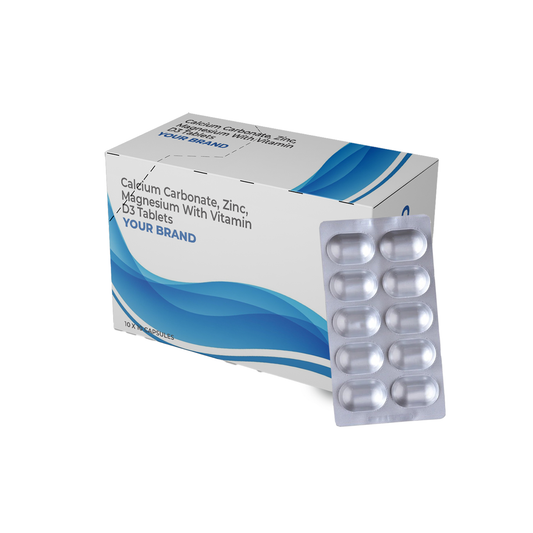 Calcium Carbonate, Zinc, Magnesium With Vitamin D3 Tablets